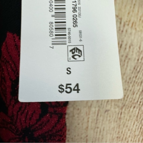 Liz Claiborne Womens Crew Neck Elbow Floral Pullover Sweater size Small - Picture 2 of 12